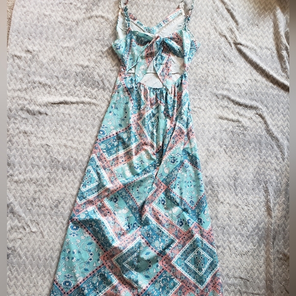 Stunning geometric and floral maxi dress - Picture 8 of 11